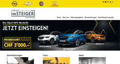 Desktop Screenshot of garage-imsteiger.ch